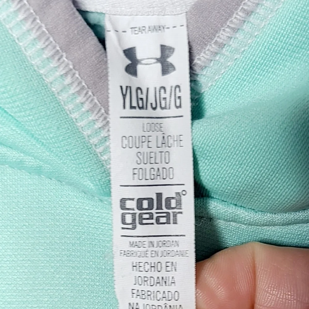Under Armour youth kids hooded sweatshirt sz YLG